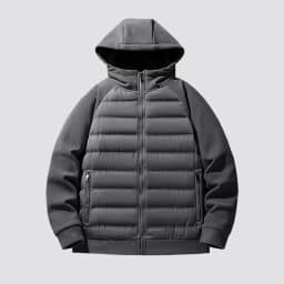Lightweight Knitted Hooded 90 White Duck Down Coat Couple Loose Warm Down Jacket Men Women Autumn Winter Daily Casual Outerwear