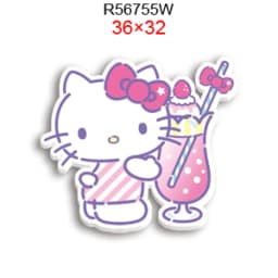 Hello Cat 10pcs/lot San Resin Planar Transparent Glitter Acrylic Flatback for Charms DIY Bow Craft Supplies Phone Case Decor