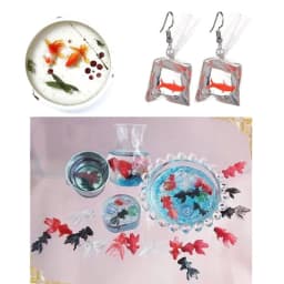 Goldfish Ornaments Necklace Mirror Silicone Molds Suitable for Epoxy Resin Diy Craft Earrings Pendant Jewelry Making