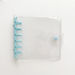 A7 Square Binder Notebook Cover Photo Sticker Collect Grid Blank Diary Agenda Planner Paper Cover School Stationery