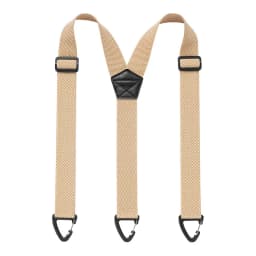 New Heavy Duty Work Suspenders for Men 3.8cm Wide with Plastic Gripper Clasps Adjustable Elastic Trouser Pants Braces-Black 1pcs