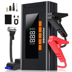 Car Tire Air Compressor, Battery Jump Starter Kit, 1500A Heavy-Duty Portable Emergency Car Jump Starter, 150 PSI Air Compressor, Portable Starter Suitable for ALL Gasoline/10L Diesel Engines,Portable Tire Inflator & Power Bank-Perfect For Road Trips