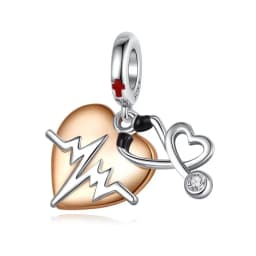Romantic Tower & Love Lock Key Charms Beads Fit DIY 925Sterling Silver Bracelet Necklace Women Birthday Anniversary Jewelry Gift