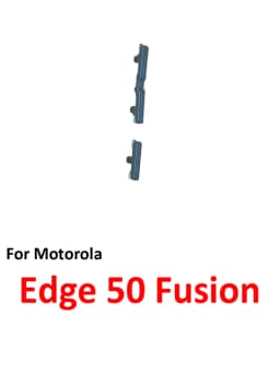 Phone Power Volume Button For Motorola Moto Edge 50 Fusion New On Off Up Down Key Internal Flex Cable Repair Parts Blue