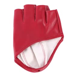 1PC Fashion Leather Sexy Dancer Modelling Half Finger PU Gloves Ladys Fingerless Driving Show Pole Dance