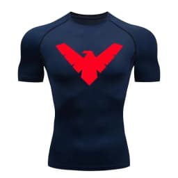 Men's Compression Shirt Short Long Sleeve Quick Dry _ All Season Workout Top for Gym Running Fitness UV Protection