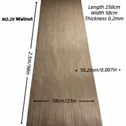DIY High-EndTech Wood Veneer :for Wooden Refurbished Furniture Door Coffee Table Speaker Wall Panels Interior Home Decor