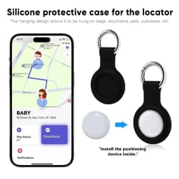 Smart Tag Bluetooth Tracker, Keys Finder Item Locator Smart Tag Up to 1 Year Battery For iPhone Apple Find My (only IOS)