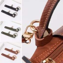 Alloy reinforcement Genuine Leather Strap Replacement Conversion Handbag Belts Punch-free Transformation for Longchamp