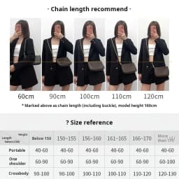 Golden Bag Chain Accessories Metal Extension Chains Underarm Crossbody Shoulder Belt Replacement Bags Strap For Women's Bag