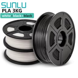 SUNLU 3 Rolls PLA PETG 3D Filament 1KG 1.75mm +/-0.02MM 3D Printing Filament Neatly Wound Filament Vacuum Packing Fast Shipping