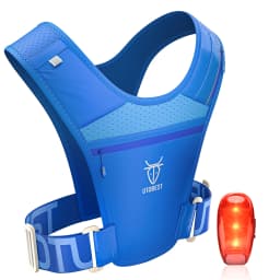 UTOBEST UTR111 Lightweight Running Vest with Led Light Mobile Phone Bag for Training