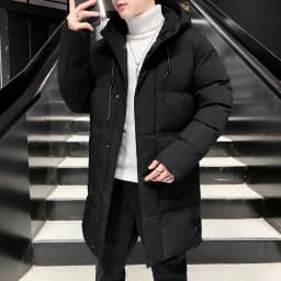 2027 Winter Parkas Men Warm Thick Windproof Jacket Men Quality Hooded Cotton Padded Coat Men Fashion Waterproof Outwear