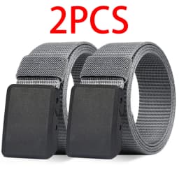 2PC Military Automatic Buckle Nylon Belt Outdoor Hunting Multifunctional Tactical Canvas Belt High Quality Men And WomenBelt