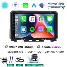 9 Inch Android 16 For Suzuki Jimny JB64 JB74 2018 - 2020 Multimedia Video Player Car Radio Stereo GPS Navigation Carplay
