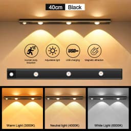 LED Night Light USB Motion Sensor Wireless Ultra Thin LED Wine cooler Light For Kitchen Cabinet Bedroom Wardrobe Indoor Lighting