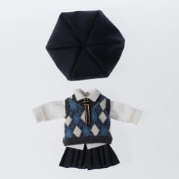 Ob11 Doll British Style Vest Set Doll School Uniform Doll Peaked Cap Accessories For Ymy, Nendoroids P9, 1/12 Bjd, Gsc, Molly