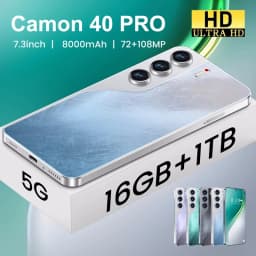 2026 HOT Camon 40 Pro Original 7.3inch HD Global Card 8000mAh Battery Facial Recognition Function Edition Smart Dual HH20