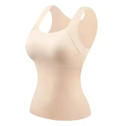 German Fleece Thermal Underwear High-Quality Autumn Winter Base Layer Warm Top Bra-Free Comfortable Undergarment