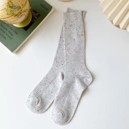 Women's Long Socks High Quality Autumn Winter Warm Thick Middle Tube Candy Color Korean Style Trend Elegant Pile Socks For Women