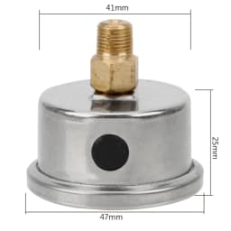 Liquid 0-160 psi 1/8 NPT for Auto Oil Press Gauge Liquid Universal Tester Monitoring System Fuel Pressure Gauge Meter