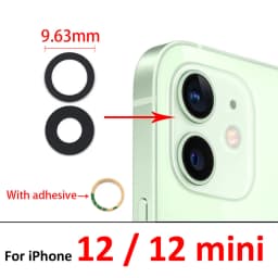 Good Back Rear Camera Glass Lens For iPhone 11 12 13 14 15 16 17 Pro Max Plus Mini Air With Adhesive