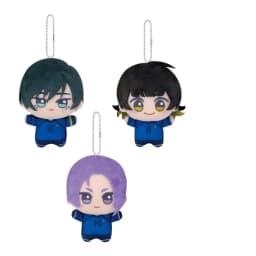 New Anime Blue Lock Vol.9 Rin Itou Bachira Meguru Cosplay Plush Doll Fluffy Maumet Pendant Puppet Keychain Keyring Gifts Toys
