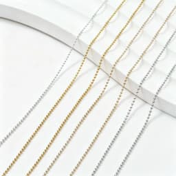 1M/Pack 0.8mm Gold Silver Nail Bead Chain Charm Ellipse Stone Nail Art Decorations Giltter Metal Steel Ball Jewelry Accessory