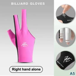 Billiard Gloves With Fingerless Breathable Pool Gloves Three-Finger Gloves