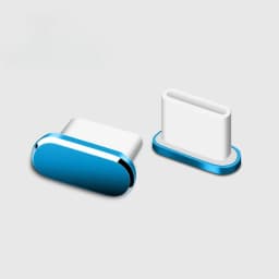 Metal Type C Dust Plugs Cellphone Anti-dust Protectors for Apple IPhone 15 Pro Max/15 Plus/15 Pro Samsung Dustplug