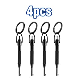 Rotating Release Tool, High Carbon Steel + Aluminum Alloy, with Key Ring, Universal for Most Standard Restraint Devices