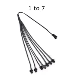 1 to 2/3/4/5/6/7/8/9/10 Way Splitter Connectors Cable for EL Wire Neon Light Accessories
