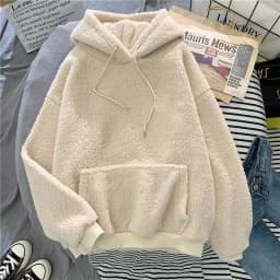 New Autumn Winter Clothes Thick Warm Coat Velvet Cashmere Women Hoody Sweatshirt Casual Tops Lady Loose Apricot Be Fun Pullover