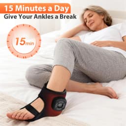 Wireless Air Pressure Foot Ankle Massager Electric Heating Vibration Massage Wrist Brace Airbag Compression Foot Muscle Relax