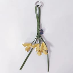 Multi-color Purple Pu Leather Flower Pendant Hanger Lavender Pu Flower Keychain Weave Fashion Bag Charm Car Keyring
