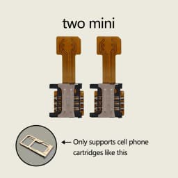 Universal DIY Android Phone TF Dual SIM Card Adapter Nano Cato Hybrid Sim Slot For Micro SD Extender