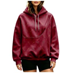 Women Fall And Winter Hoodie With Pet Pouch Oversized Pocket Colorful Print Sweatshirt For Dogs And Cats Woman's Hoodie