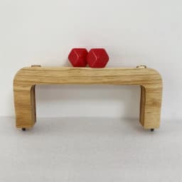 20 Cm Candy Solid Wood High Quality Candy Wooden Purse Frame Obag Handbag Accessories Diy Purse Hanger Guangzhou Purse Frames