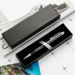 Custom Engraved Name Crystal Stylus Pen Metal Touch Screen Pen with Gift Box, Personalized Gift for Birthday Wedding Christmas