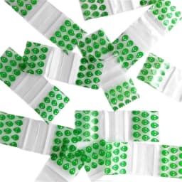 1" x 1" 5Mil Colored Pink Baggies 100pcs Mini Zip lock bags 1010 Clear Plastic Bags Y028