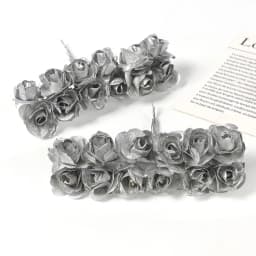 Mini Artificial Rose Bouquet Paper Fake Flowers for Home Decor Wedding Decoration Christmas New Year 2023 Ornaments Accessories