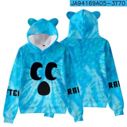 4 To 14 Years Kids Hoodies Craftee Face 3D Printed Hoodie Sweatshirt Boys Girls Anime Cartoon Brand Jacket Coat Children Clothes