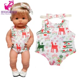 For 40 Cm Nenuco Doll Clothes 17 Inch Baby Doll Flower Shirt Pants Toys Clothing