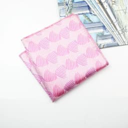 New Pink Dot Striped Pocket Square For Men 22cm Formal Handkerchief Towel Groom Wedding Suit Cravat Hanky Host Chest Small Scarf