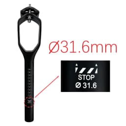 2026 BALUGOE High-Strength MTB Seat Pole Carbon Fiber Highway Seat Tube Hollow Broken Wind Competition Tube Riding Accessories