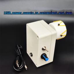 Epoxy Resin Gluing Machine DIY Adjustable 0-50RPM Wire Wrapping Machine Fishing Rod Winding Equipment
