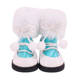 7cm Doll Shoes Doll Boots Plush Snow Panda For 18 Inch American&43Cm Baby Doll Accessories Our Generation Girl`s Toys Gifts