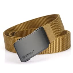 TUSHI New Nylon Belt Metal Automatic Buckle High Quality Men's Jeans Leather Belt Business Work Outdoor Tactical Belt for Men