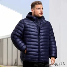 14XL oversize Lightweight down jacket hooded men's down jacket large size coat man plus size winter jacket men 12XL 11XL 10XL