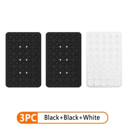 1-3pcs Double Sided Silicone Suction Cup Phone Case Detachable Stand Anti-Slip Mobile Phone Fixed Pad For Hands-Free Selfies